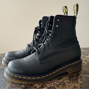 146C Pascal Dr. Martens Black Lace-Up Boots